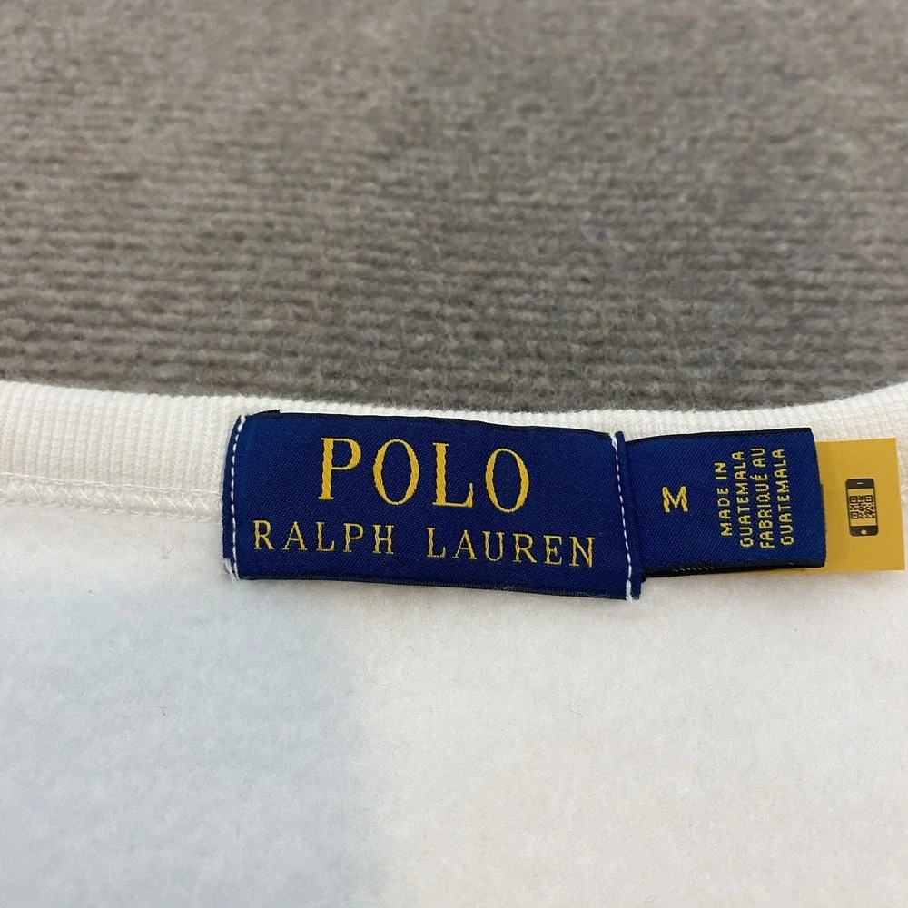 Polo Ralph Lauren Sweatshirt Mens Medium Paris‎ New York London Graphic Pullover